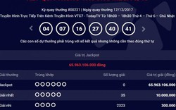 Kết quả Vietlott ngày 17.12: 65 tỷ giải Jackpot vẫn ở lại với công ty xổ số