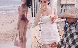 Mặc sexy đi ăn vỉa hè, Angela Phương Trinh khiến dân tình "mất tập trung"
