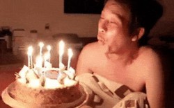 Con trai chia sẻ clip Hoài Linh "đầu bù tóc rối" đón sinh nhật