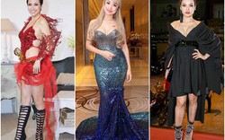 Hết hồn với top 10 bộ váy thảm họa nhất showbiz Việt năm 2017