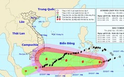 Bão Tembin giật cấp 13, di chuyển nhanh về Biển Đông