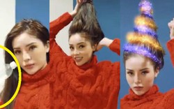 Clip Hoa hậu Kỳ Duyên làm tóc "cực chất" mùa Giáng Sinh gây bão