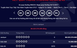 Kết quả Vietlott ngày 24.12: Giải Jackpot tiệm cận mốc 90 tỷ đồng