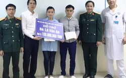 Báo Dân Việt trao tiếp 150 triệu đồng bạn đọc ủng hộ bé Lô Văn An