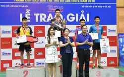 Bế mạc Giải Cầu lông HSSV TP Hà Nội tranh Cúp báo Tuổi trẻ Thủ đô năm 2018
