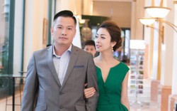 Hoa hậu Jennifer Phạm tình tứ khoác tay chồng doanh nhân đi sự kiện