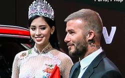 Hoa hậu Trần Tiểu Vy xuất hiện tại lễ ra mắt xe VinFast ở Paris