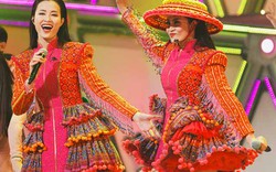 Đông Nhi mặc váy người H'mông, đội nón lá đến Nhật Bản giao lưu