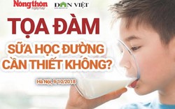 Chiều nay (9.10), tọa đàm trực tuyến về sữa học đường