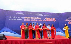 Hàng trăm bạn trẻ đạp xe diễu hành Tháng phòng chống cháy nổ 2018