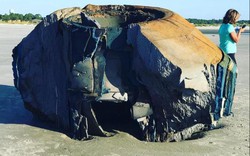 Vật thể khổng lồ bí ẩn dạt vào bờ biển Mỹ