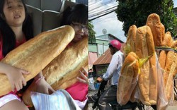 Xôn xao bánh mì khủng dài 1m ở An Giang lọt top món ăn kỳ lạ nhất TG