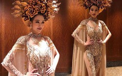 Người đẹp Bến Tre thi Miss Earth giành giải vàng quốc phục