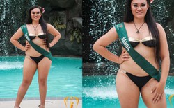 Thí sinh Hoa hậu Trái đất 2018 lộ đùi to, bụng mỡ khi thi bikini