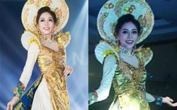 Mặc trang phục dân tộc, Á hậu Phương Nga tỏa sáng tại Miss Grand 2018