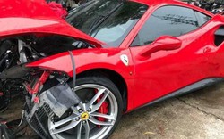 Ai lái chiếc Ferrari 488 GTB của ca sĩ Tuấn Hưng gặp tai nạn?