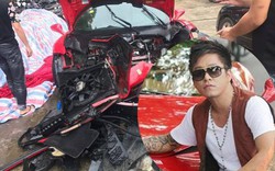 Siêu xe 15 tỷ của Tuấn Hưng gặp tai nạn nát đầu ở Phú Thọ