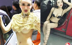Người mẫu ô tô Trung Quốc gây bất bình vì trang phục