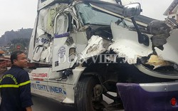 Xe container “cuồng loạn” trên quốc lộ, 3 người thương vong