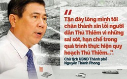 Những phát ngôn ấn tượng về Thủ Thiêm