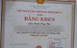 Được tặng Bằng khen, hưởng trợ cấp thế nào?