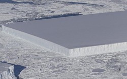 Phát hiện tảng băng hình dạng kỳ lạ chưa từng có ở Nam Cực