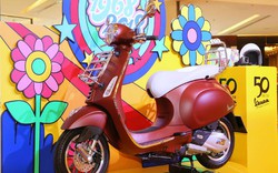 Mê mẩn Vespa Primavera bản kỷ niệm 50 năm đẹp chim sa cá lặn