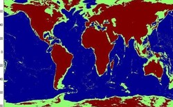 Nếu nước biển hạ 500m thì bản đồ Đông Á sẽ ra sao?