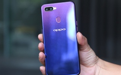 Trên tay chiếc Oppo F9 Tím đổi màu siêu đẹp