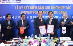 LienVietPostBank và BC Card ký biên bản ghi nhớ hợp tác