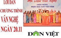 Lời dẫn chương trình văn nghệ 20/11 hay nhất