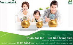 Vietcombank triển khai Chương trình khuyến mại “Tri ân đắc lộc – Gửi tiền trúng tiền” dành cho khách hàng cá nhân