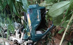 Điện Biên: Xe tải lao xuống vực sâu 40m, một người bị thương nặng
