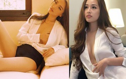 Xu hướng nói không với áo lót đang hot trong giới sao Việt