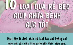 10 loại hoa quả rẻ bèo giúp chữa bệnh cực tốt