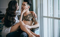 Ưng Hoàng Phúc bán nude, khoe hình xăm "khủng" trong ảnh cưới siêu mẫu