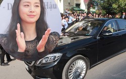 Kim Tae Hee được đưa đón bằng xế sang tại Hà Nội