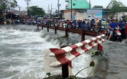 Thanh niên ở Sài Gòn bị nước cuốn mất tích sau trận mưa khủng khiếp