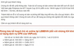 VFF thông báo đã bán hết 25.000 vé trận Việt Nam vs Philippines