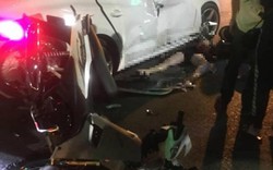 Tông trực diện vào ô tô Audi, 4 người thương vong ở Hà Nội