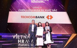 Techcombank thắng lớn tại giải thưởng uy tín Vietnam HR Awards 2018