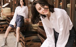 Hoa hậu Jolie Nguyễn lột xác thành "nữ sinh" nóng bỏng, khoe chân dài miên man