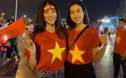 Việt Nam chiến thắng Philippines, nhiều sao Việt đã có mặt để ăn mừng ngay trên sân