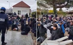 Dân Pháp phẫn nộ cảnh sát bắt học sinh, bắt quỳ như xử bắn