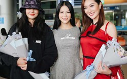 Hoa hậu Phương Khánh ra Tân Sơn Nhất đón 2 người đẹp tiền nhiệm