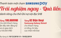 SHB hợp tác cùng Samsung đem đến nhiều ưu đãi cho chủ thẻ