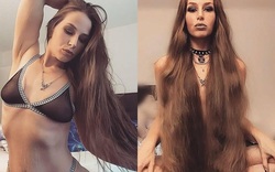 Cô gái bị nhiều đàn ông quấy rối vì tóc dài hơn 1 mét