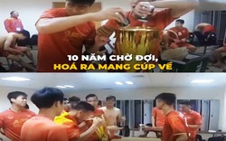 Việt Nam chờ đợi 10 năm lấy Cup AFF chỉ để uống bia