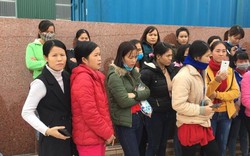Công ty may Hồng Lĩnh hứa ngày 25.12 thanh toán lương công nhân