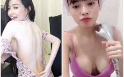 Ngân 98, vợ Lê Hoàng gợi cảm khi livestream